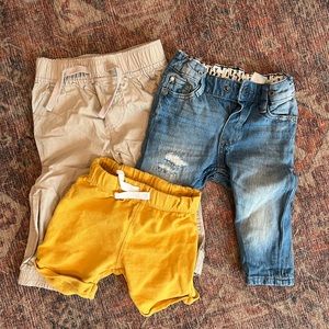 6-9 month bottoms set